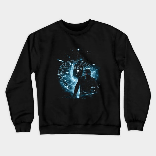 gallifrey's run Crewneck Sweatshirt by kharmazero